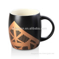 HJBD219BMB-02B Matte Black Glaze Cylindrical Ceramics mug cup